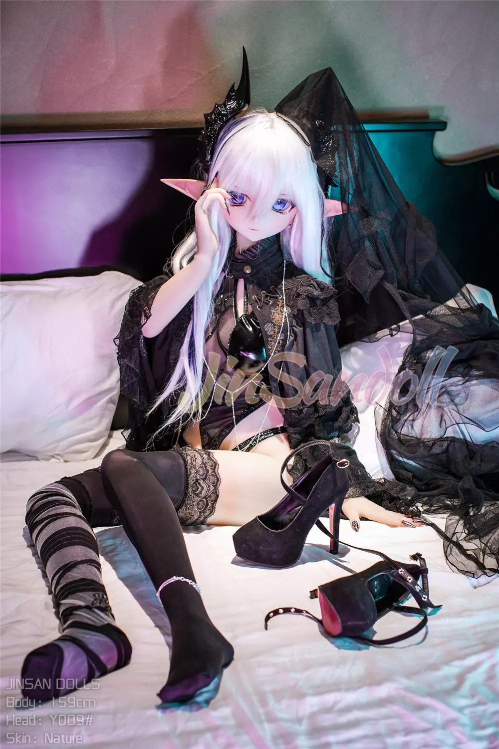 WM S-TPE 159cm (5ft2) Anime TPE Sex Doll with PVC Head #Y009